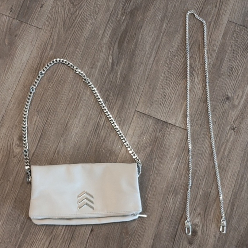 Elegant Silver Chain Women's Bag